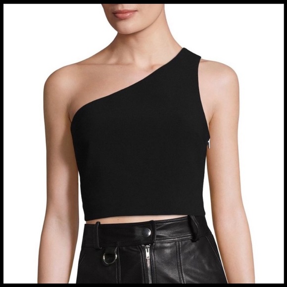 Likely Tops - NWT LIKELY HELENA One-Shoulder Crop Top S